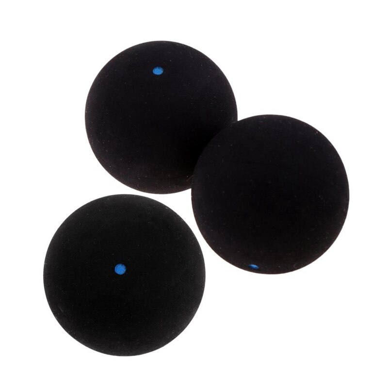 Squash bold blå prik hurtig hastighed sport gummikugler spiller konkurrence squash (3 stk)