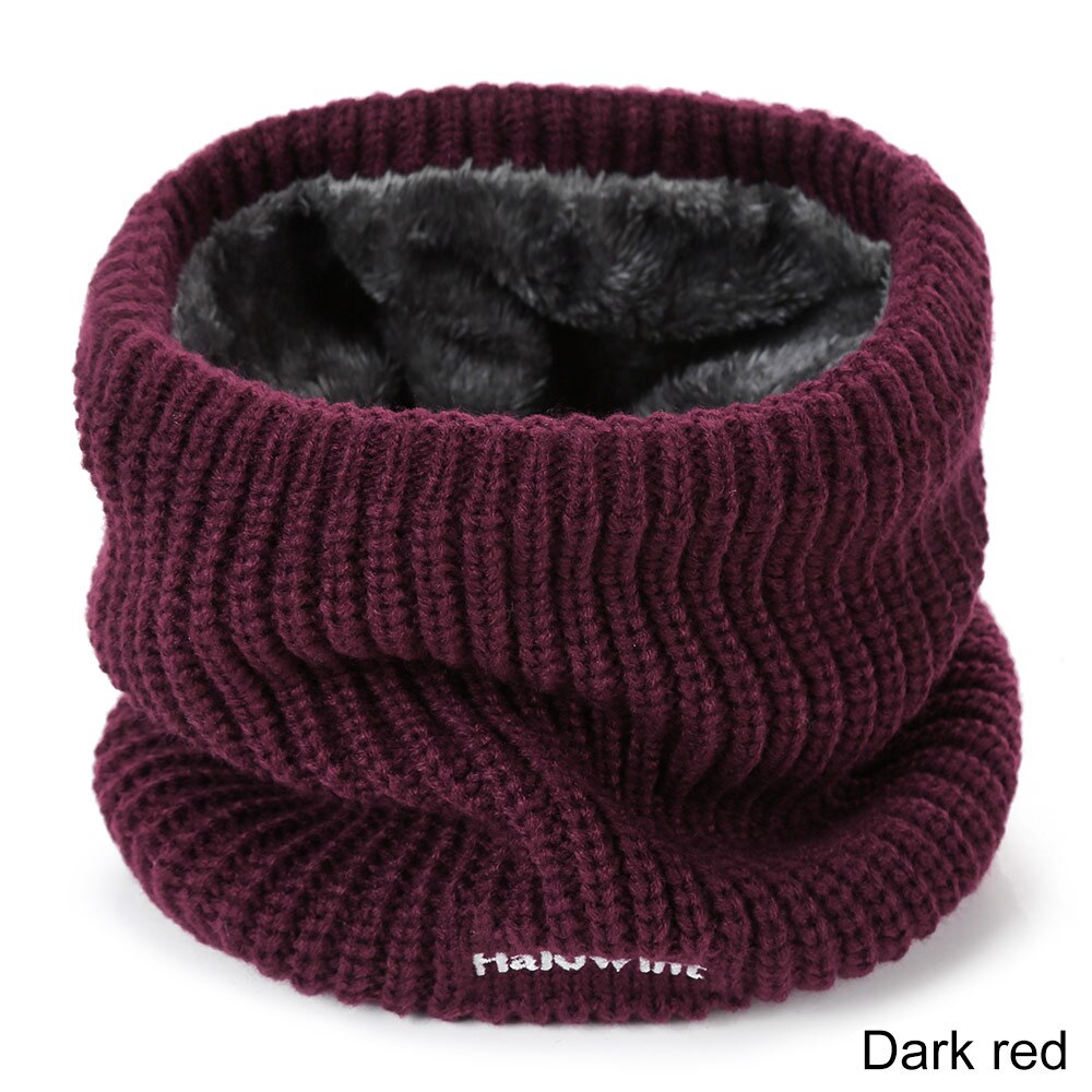 unisex vinter skjerf menn kvinner varme strikkede ringe skjerf tykk elastisk strikk lyddempere låve hals varmere takrenne jente skjerf krage