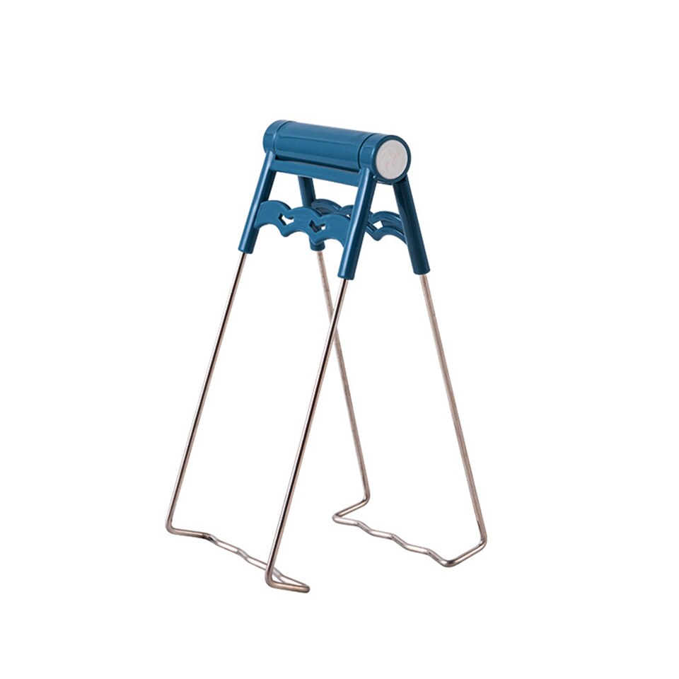 Anti-scalding Bowl Holder Dish Clamp Pot Pan Gripper Clip Dish Plate Bowl Clip Retriever Tongs Kitchen Tool: B Blue