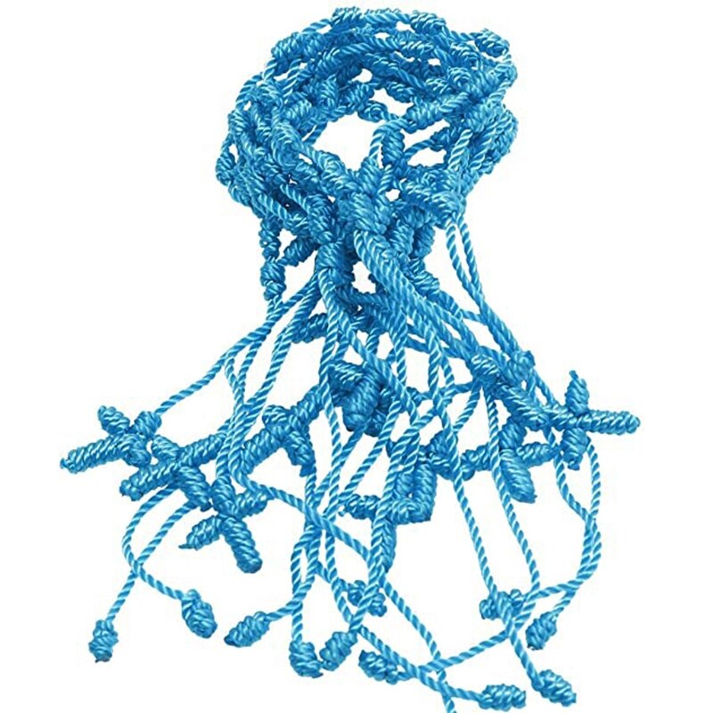 12Pcs Adjustable Kabbalah 7 Knot String Cross Bracelet Good Luck Tibet Bracelet B36D: Light Blue