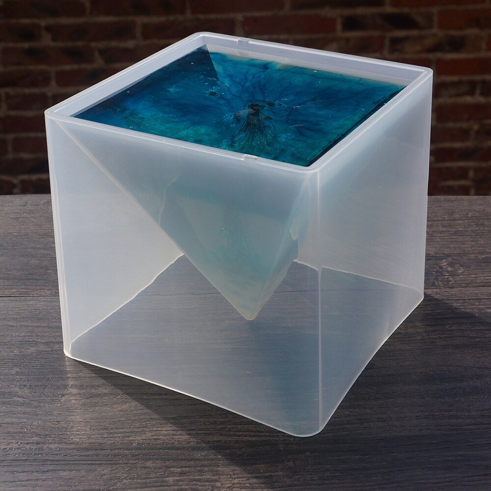 15CM Super Große Pyramide Silikon Harz Schimmel Schimmel Handwerk Schmuck Kristall Mit Kunststoff, Der Werkzeuge