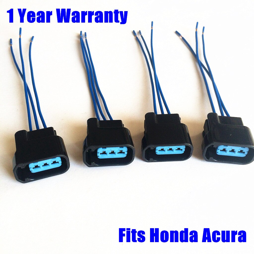 4 Wire harness connector fit Honda Civic Acura RL CRV ELEMENT K20 K24 COIL PACK