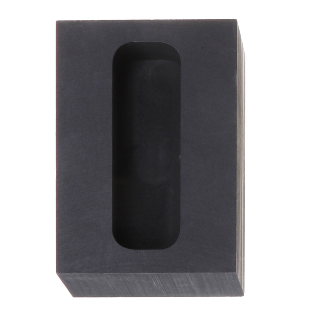 Gold Silver Precious Metal Smelting Ingot Mold High Purity Graphite Mould: 100g