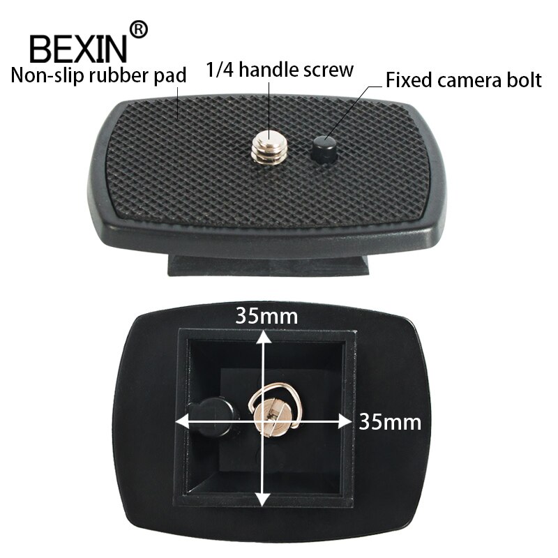 Camera Tripod Plate Monopod 3D Plastic Adapter Mounting Frame Camera Tripod Head Quick Release Plate quick release plate