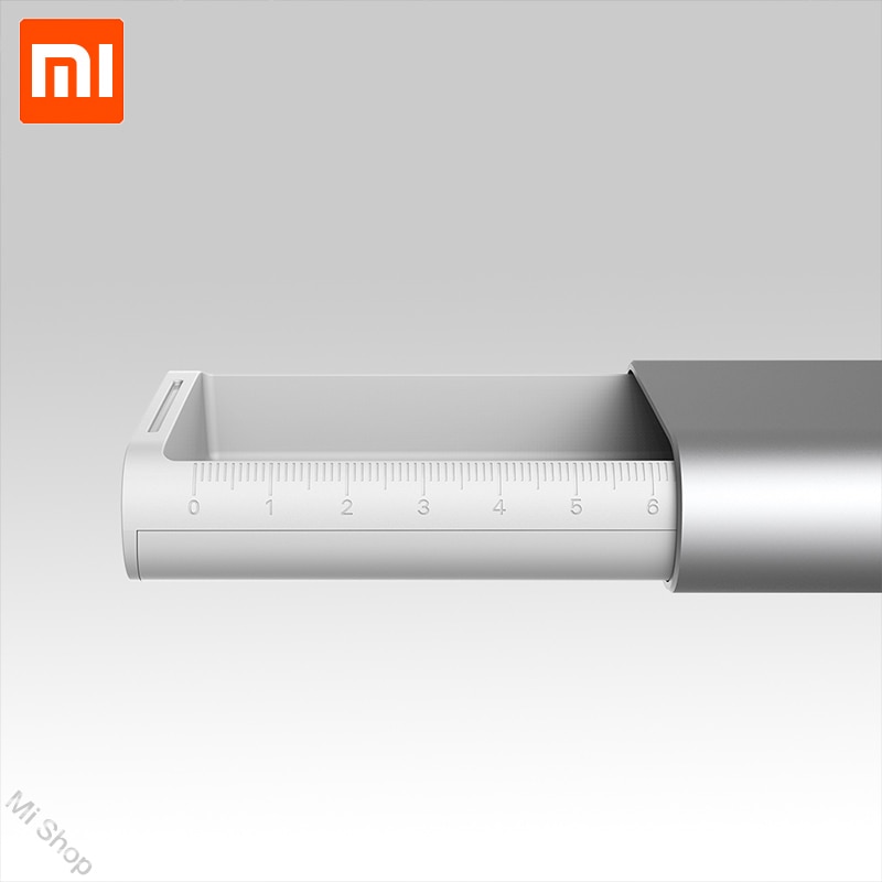 Xiaomi mijia miiw pennfodral kontor student pennfodral skolmaterial pennask aluminiumlegering abs+pc för äppelpenna 2