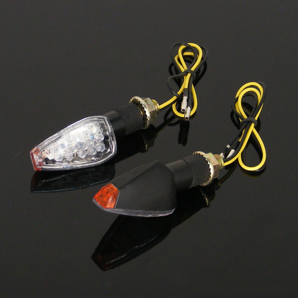 Intermitentes LED para motocicleta, indicador intermitente E50 Mark para Kawasaki Z900 Honda Msx 125 Dax GSXR 600 K7