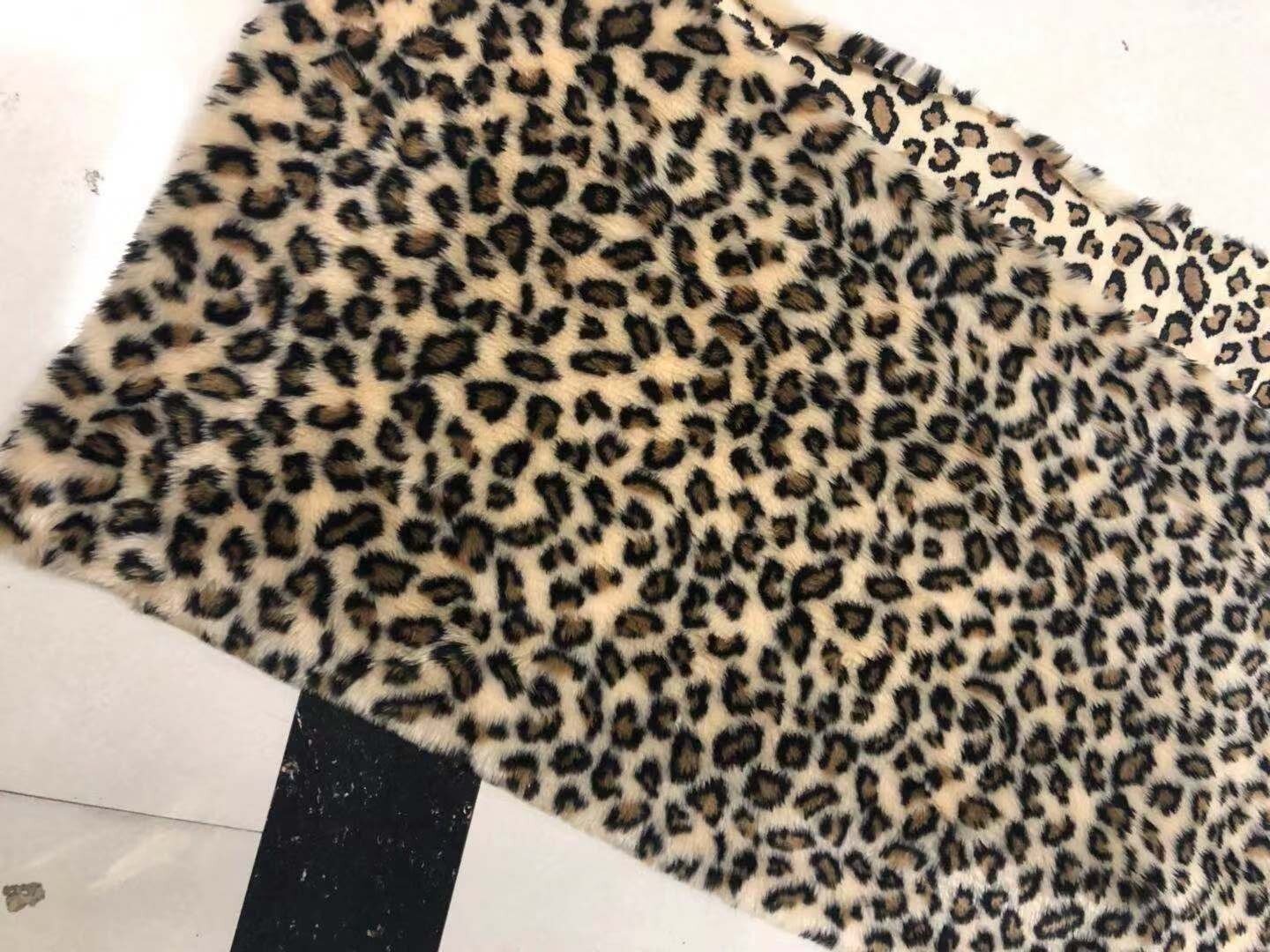 2Cm Luipaard Zebra Print Kunstmatige Pluche Bont Stof Diy Naaien Materialen Imitatie Faux Fur Stof Voor Kledingstuk Speelgoed 50x170cm