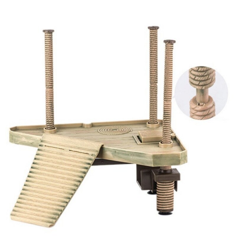 Multi-Functional Turtle Drying Back Platform Climbing Perch Floating Platform