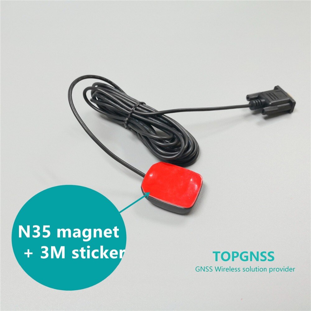 TOPGNSS rs232 gps receiver antenna module gps glonass receive Dual mode Industrial control DB9 female GN200GR NMEA 01883