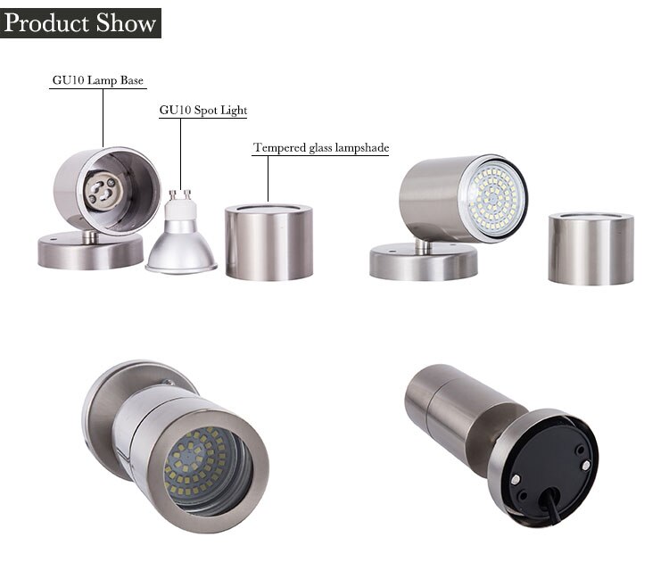 Rotatie Led Wandlamp Rvs Wandlamp Voor Slaapkamer Badkamer Yard Light Gang Outdoor Muur Decoratieve Lichtpunt