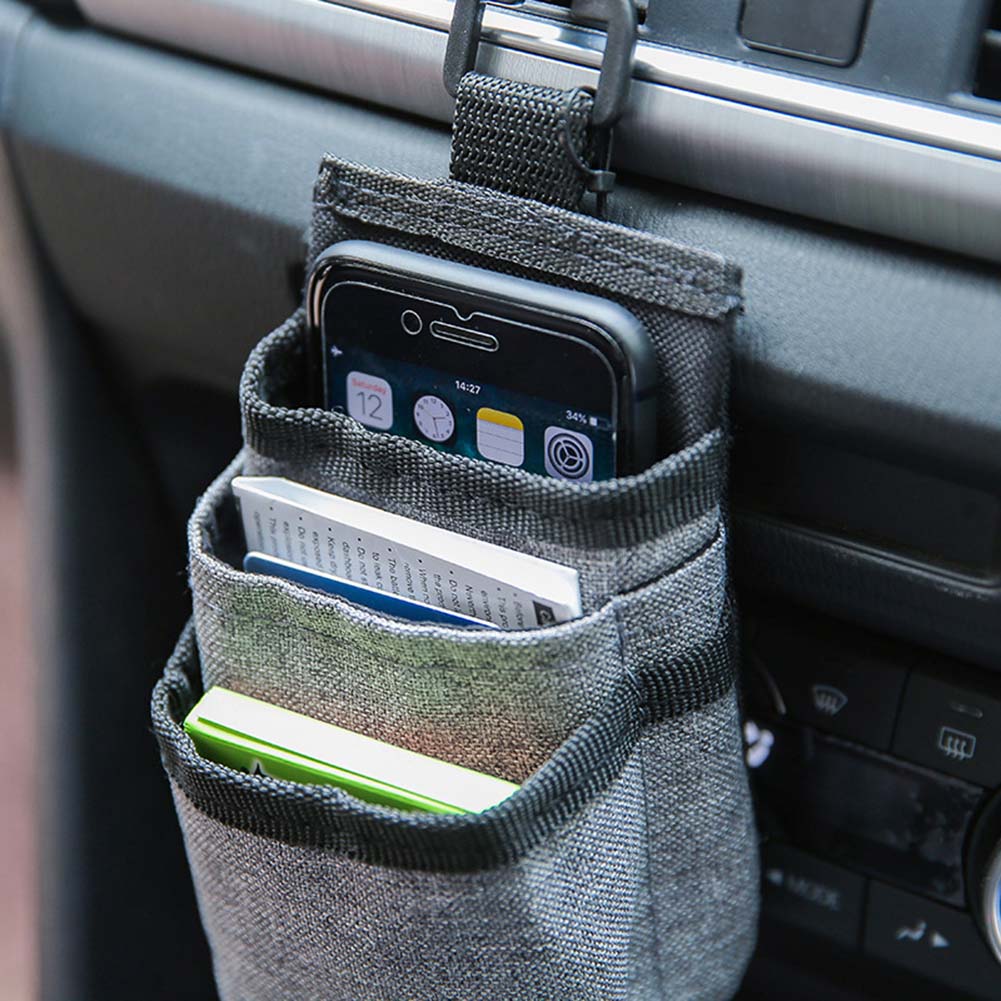 Auto Pocket Ventilatie Mobiele Telefoon Zak Auto Opbergtas Kleine Organizer Pocket Tassen Voor Auto Accessoires