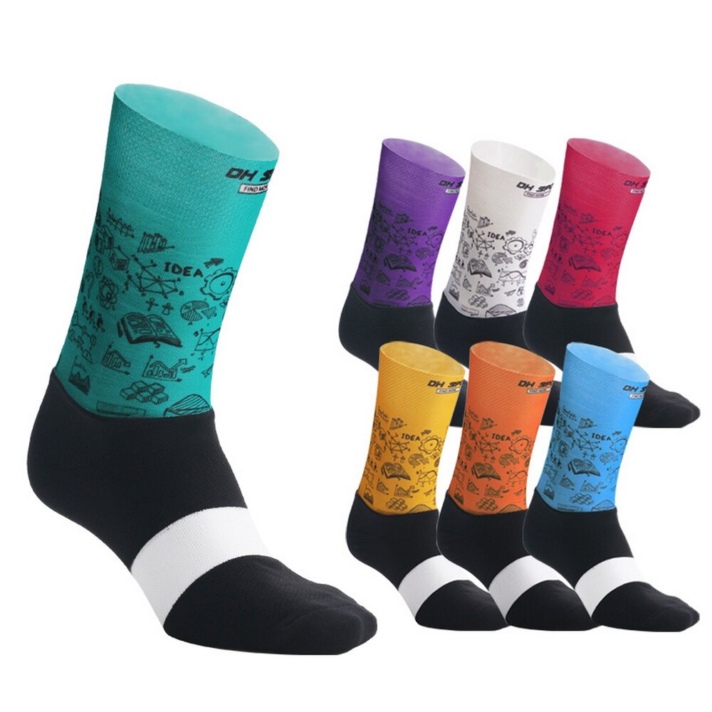 2pcs Cycling Socks Men Women Brand Breathable Bicycle Socks Summer Outdoor Sport MTB Bike Cycling Sock