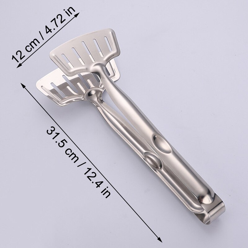 Ecobravo Stainless Steel Fried Fish Spatula Frying Spatula Deep-Fried Baking Bread Pancake Steak Clamp Kitchen Items: Fried Fish Spatula