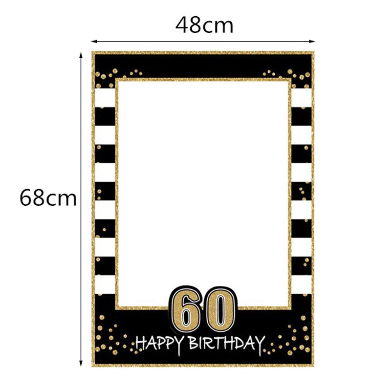1 pz Buon Compleanno foto cabina Puntelli cornice per Bambini per Adulti Festa di Compleanno arredamento 1st 2nd 16th 18th 21st 30th Photobooth Puntelli Supplie