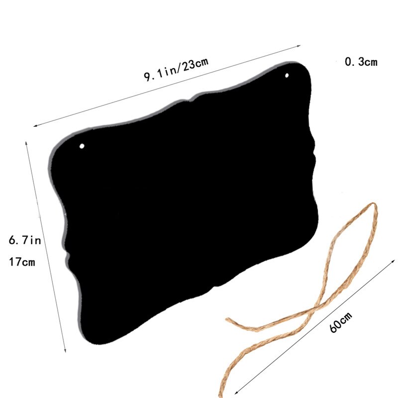 Lille tavle mini dobbeltsidet opslagstavle i træ etiket prisskilt tavler børn tavle , 23 x 17cm