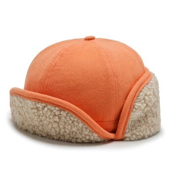 Novelty Winter Thermal Bomber Hats For Men Women ins Style Velvet Thicken Lamb Wool Biker Windproof Hat Earmuffs Cap Ski Cap: color-8