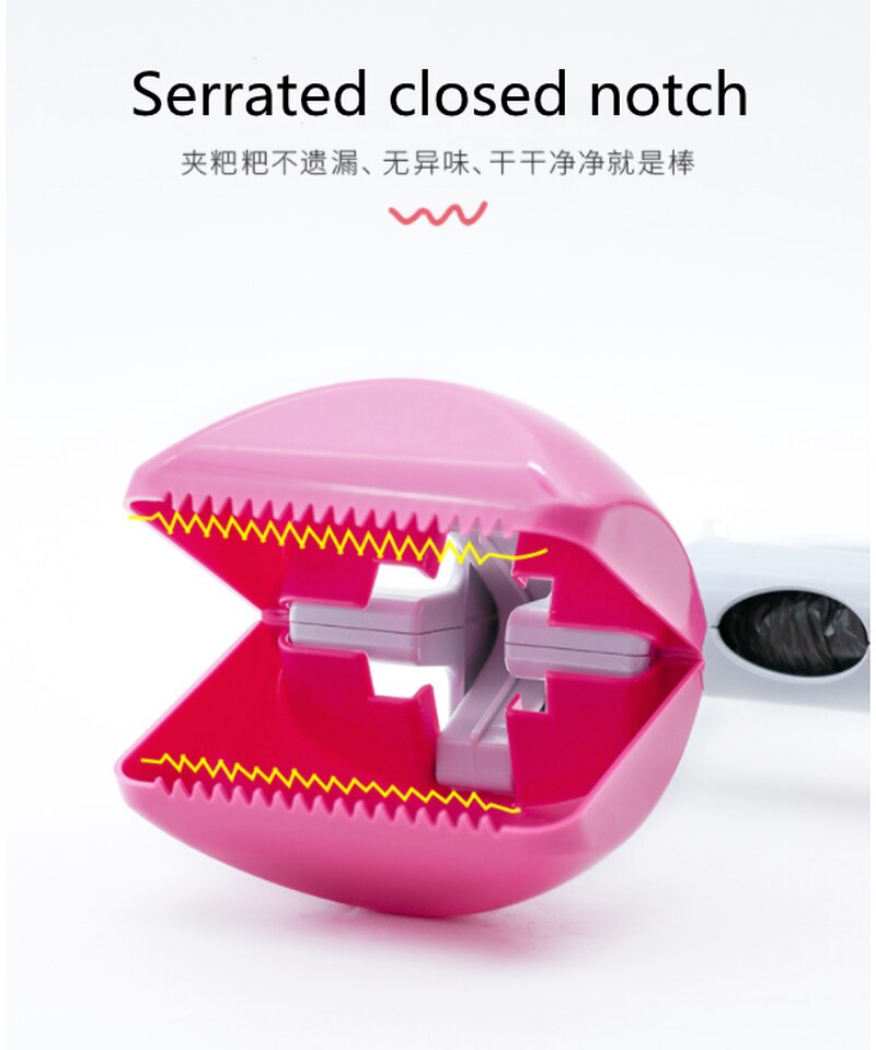 Portable toilet picker for cats and dogs Teddy poop picker for walking dog poop 2-in-1 toilet picker for pets cleaning peceras