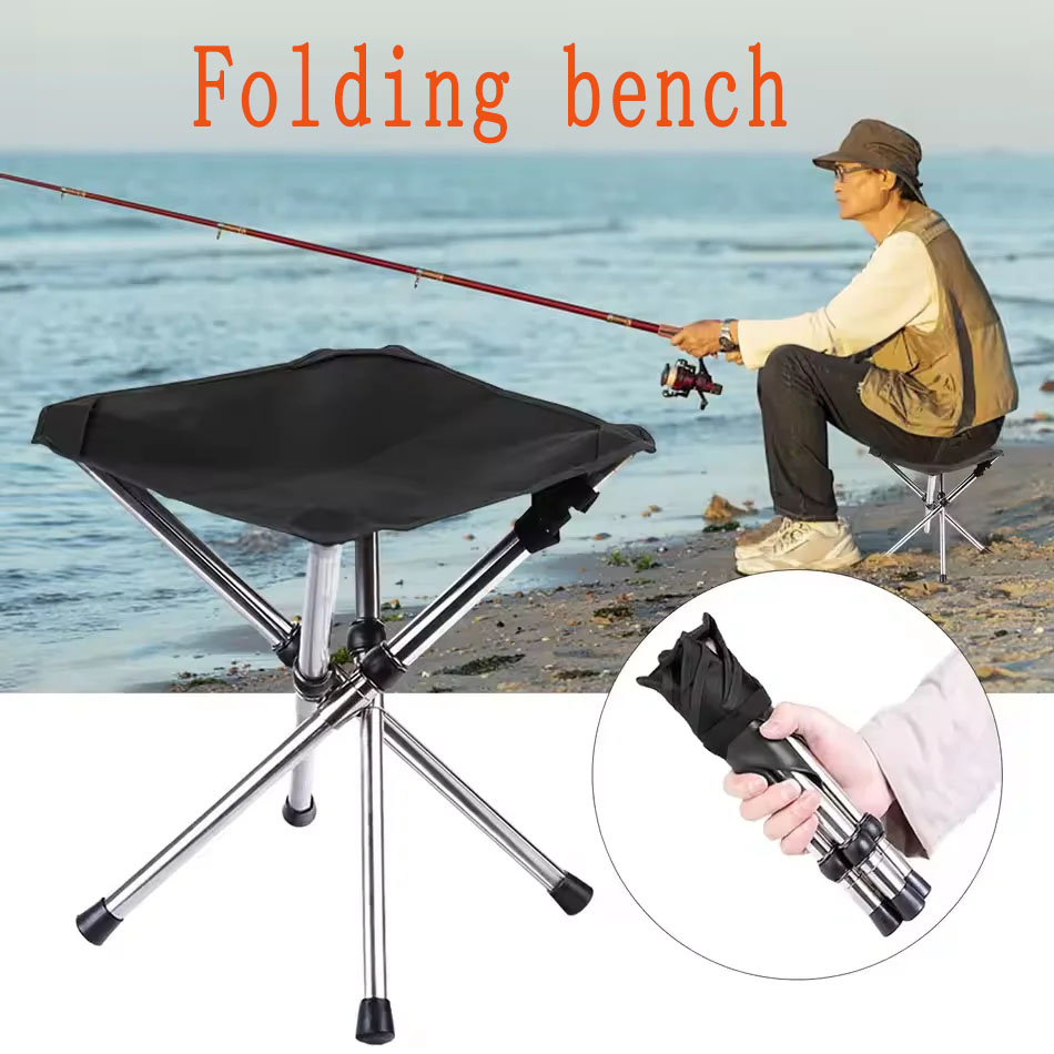 Outdoor Kleine Opvouwbare Driehoekige Kruk Visstoelen Camping Multifunctionele Banken Opvouwbare Krukken Huishoudelijke Dagelijkse Parkstoelen