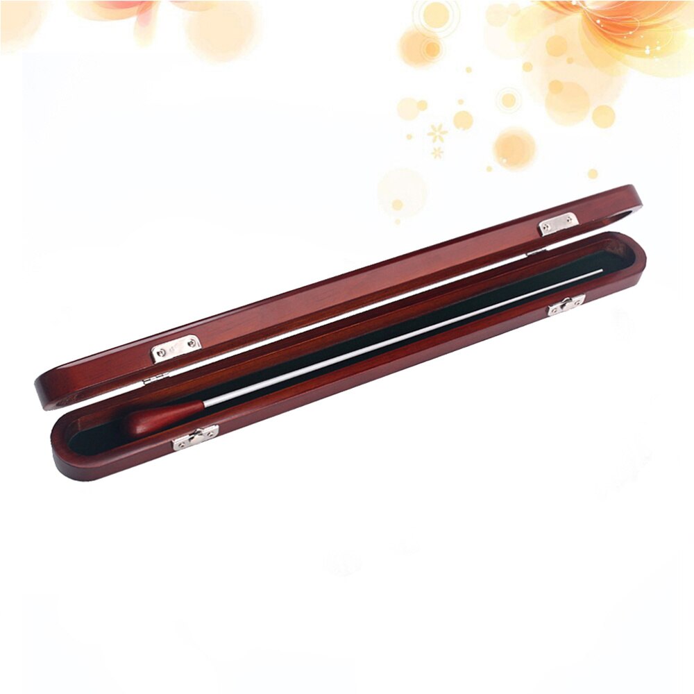 Rosewood Wooden Band Director Orchestra Conductor Conducting Baton with Storage Box R135C (Brown)