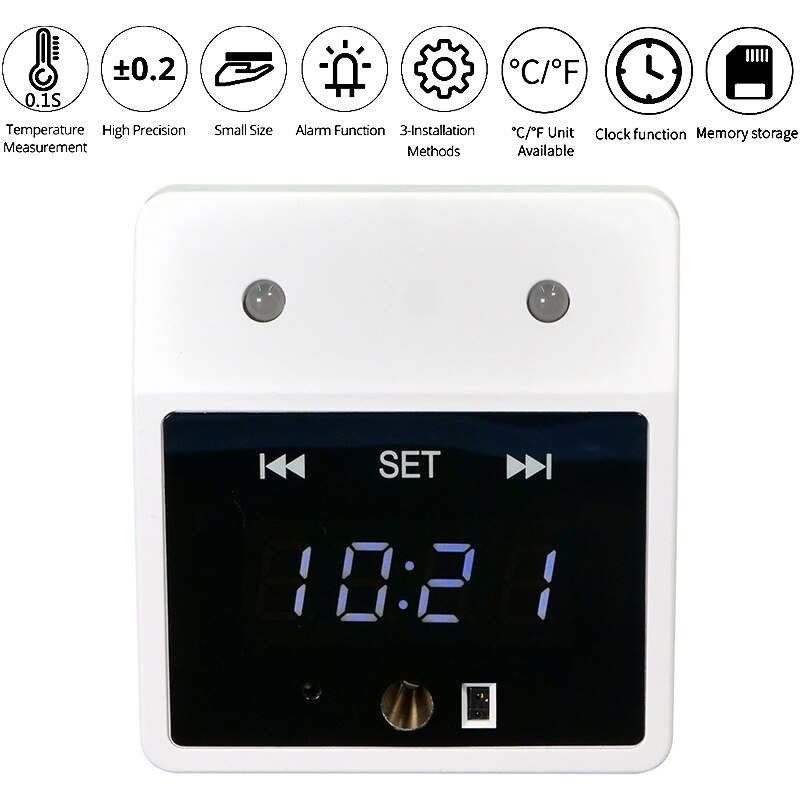 Home Thermometer Large Screen Display Human Body Thermometer ℃ ℉ Non-contact Fever Alarm Infrared Thermometer For Child Elderly