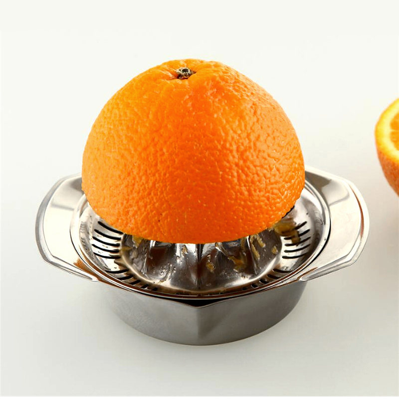 Presse-agrumes manuel en acier inoxydable, presse-fruits et citron, de bonne , avec bol, passoire 301 – 0494