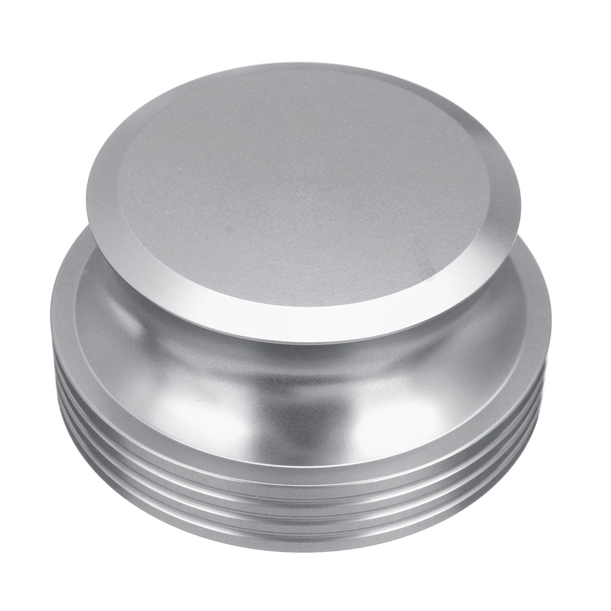 Stabilizator Talerza Gramofonu LP Winyl - Waga Antywibracyjna Zbalansowana 80x36mm: Srebrny