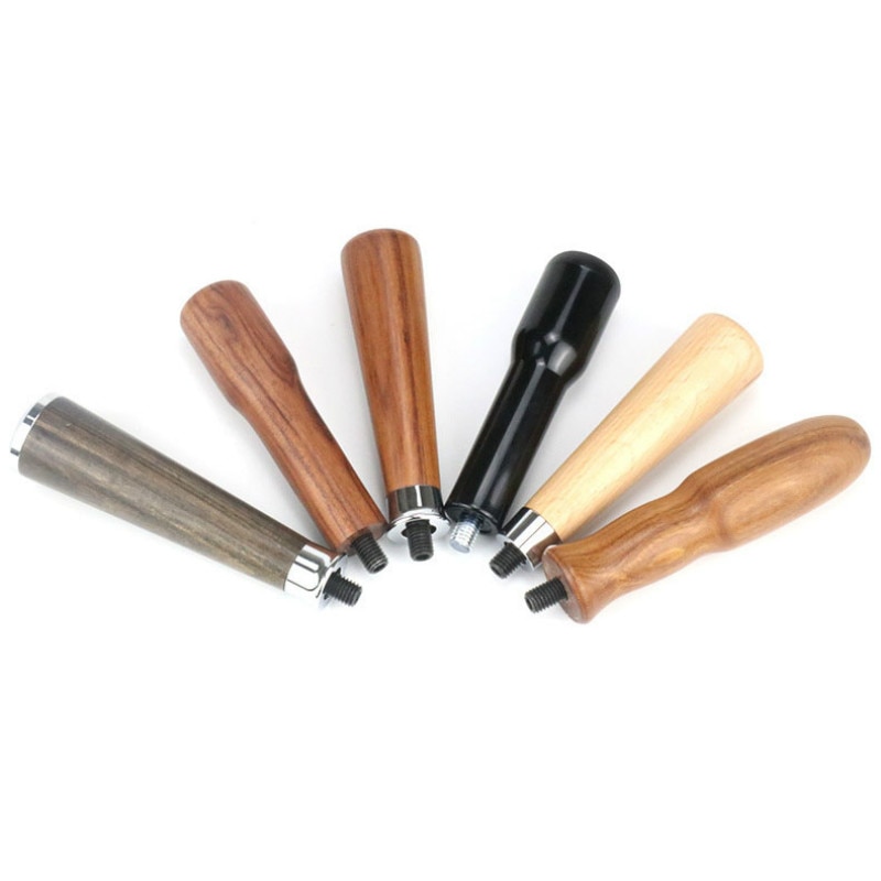 M10/M12 Filterhouder Handvat Espresso Koffie Cafe Machine Massief Houten Handvat Koffiezetapparaat Cafe Gereedschap Accessoires Voor Barista