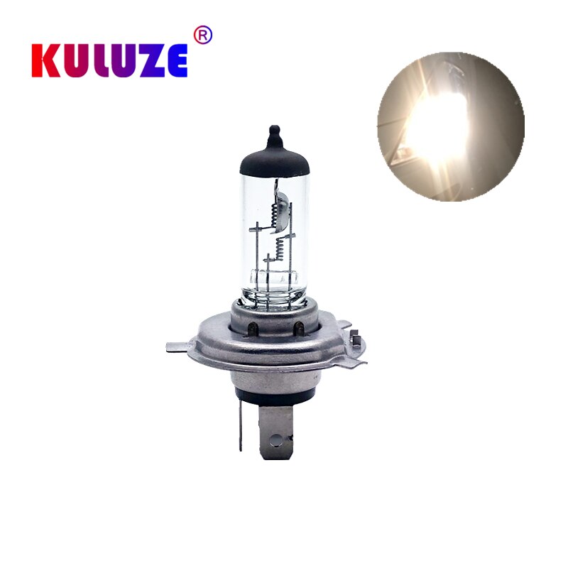 Bombilla halógena H4 para faro delantero de coche, lámpara de P43T, 12V, 60/55W, luz de cuarzo alta y baja, 24V, 70W, 3200K, 2 uds.