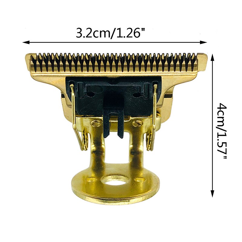 Cuchilla para cortadora de pelo en forma de T con soporte T9, cabezal de repuesto para cortadora de pelo