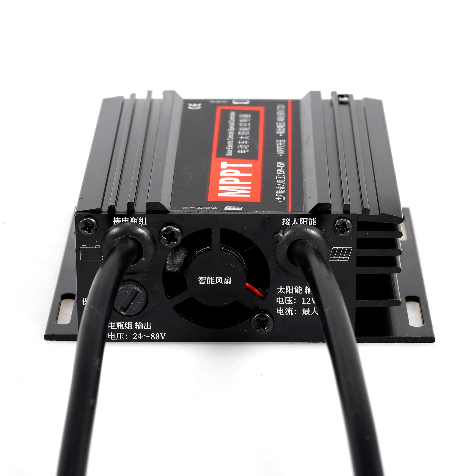 Solar Charge Controller with LCD Display 24-88V Auto Battery System Solar Panel Input 12-50V Solar Regulator Negative Grounded