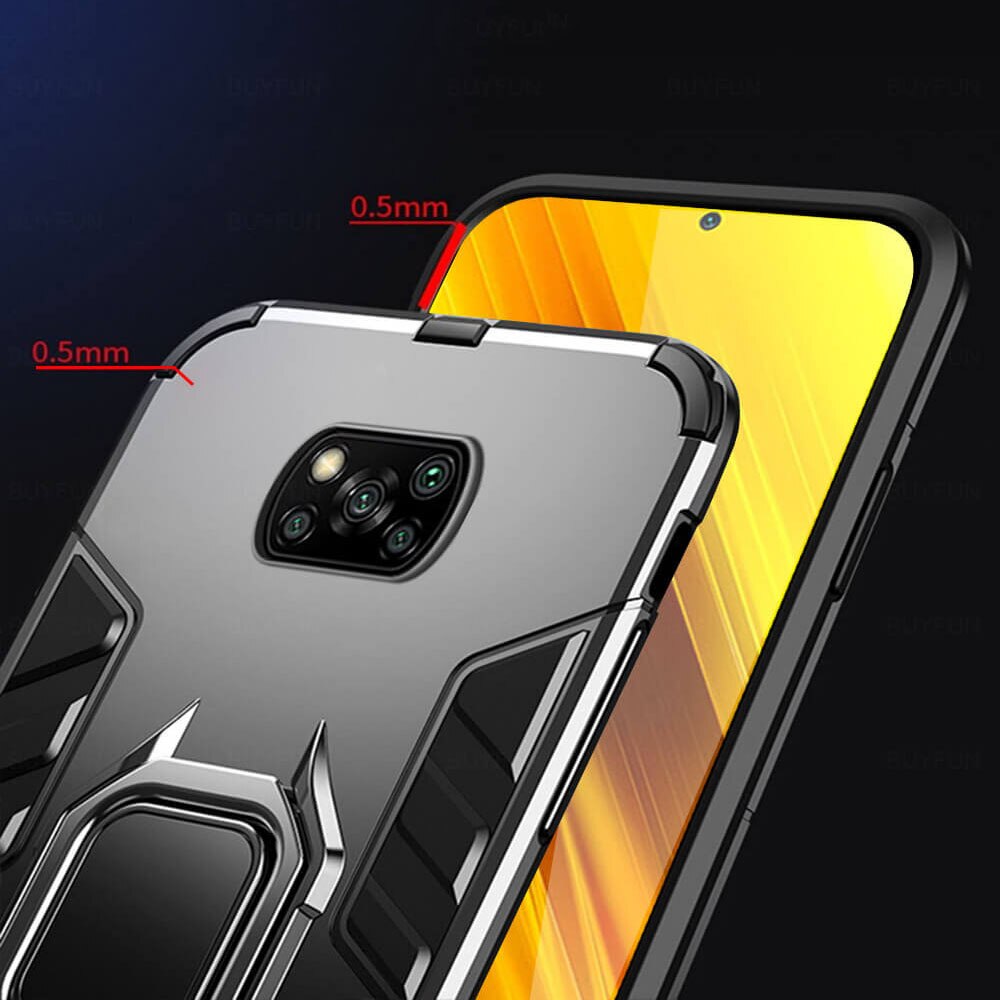 Shockproof Magnetic Phone Case For Xiaomi Poco X3 NFC Slim Back Cover on Xaomi Xiomi Redmi 9C 9A 9 C C9 Poko X3 NFC PocoX3 Armor