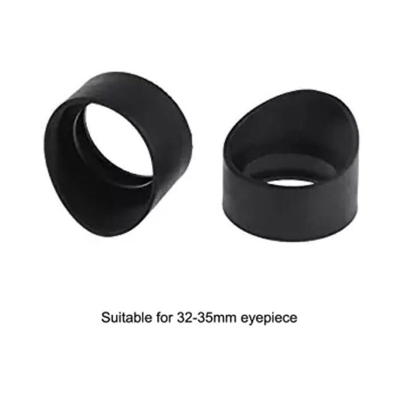 2 stk/sæt 34mm gummi okulardæksel med diameter i øjenbeskyttelse øjenskærme beskyttelse stereo mikroskop teleskop monokulær kikkert