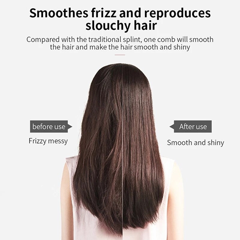 Xiaomi Pritech spazzola per raddrizzare i capelli lisci con regolazione della temperatura portatile ZF1 bigodino donna ferro raddrizzamento piatto
