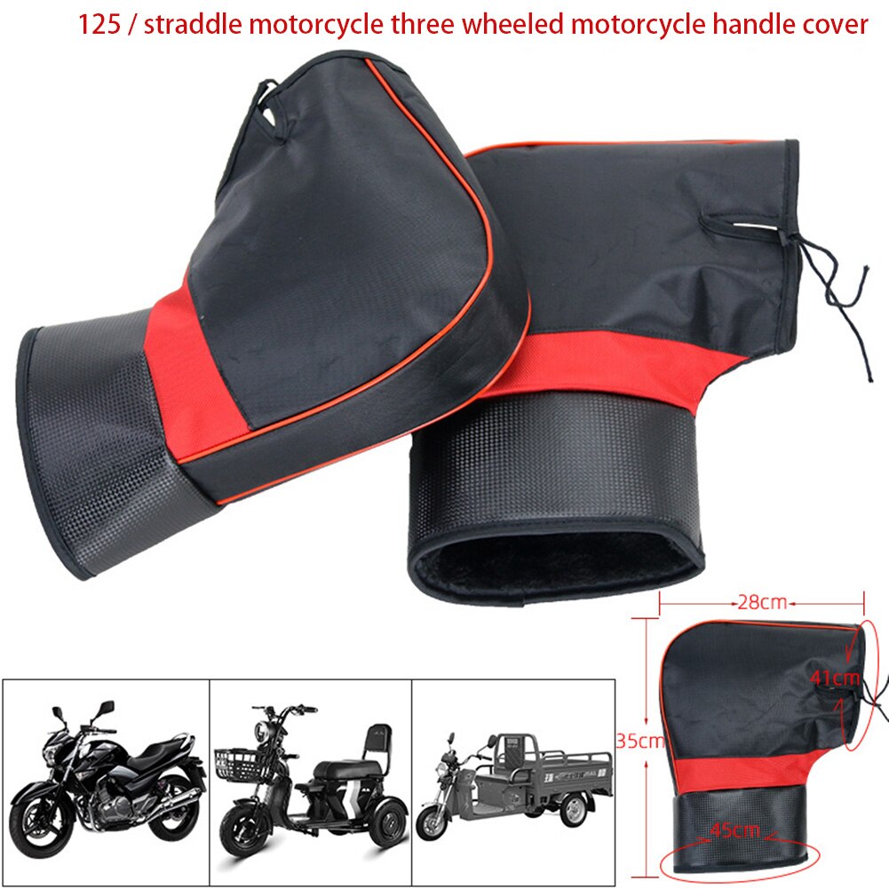 Manguitos térmicos de invierno para manillar de motocicleta, guantes universales para motocicletas, accesorios para motos