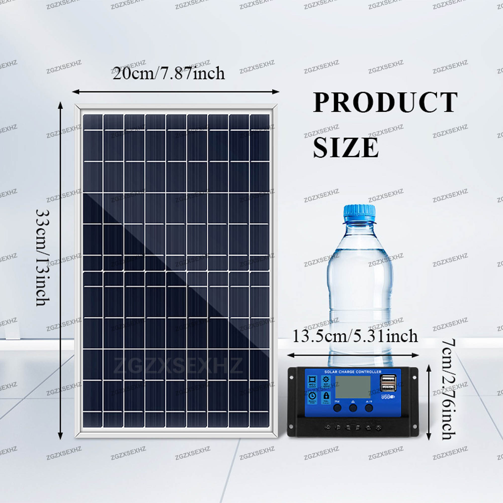 Outdoor Solar Panel 600W 12V Polycrystalline USB Power Portable Rechargeable Solar Cell Solar Generator for Home Lighting Camp