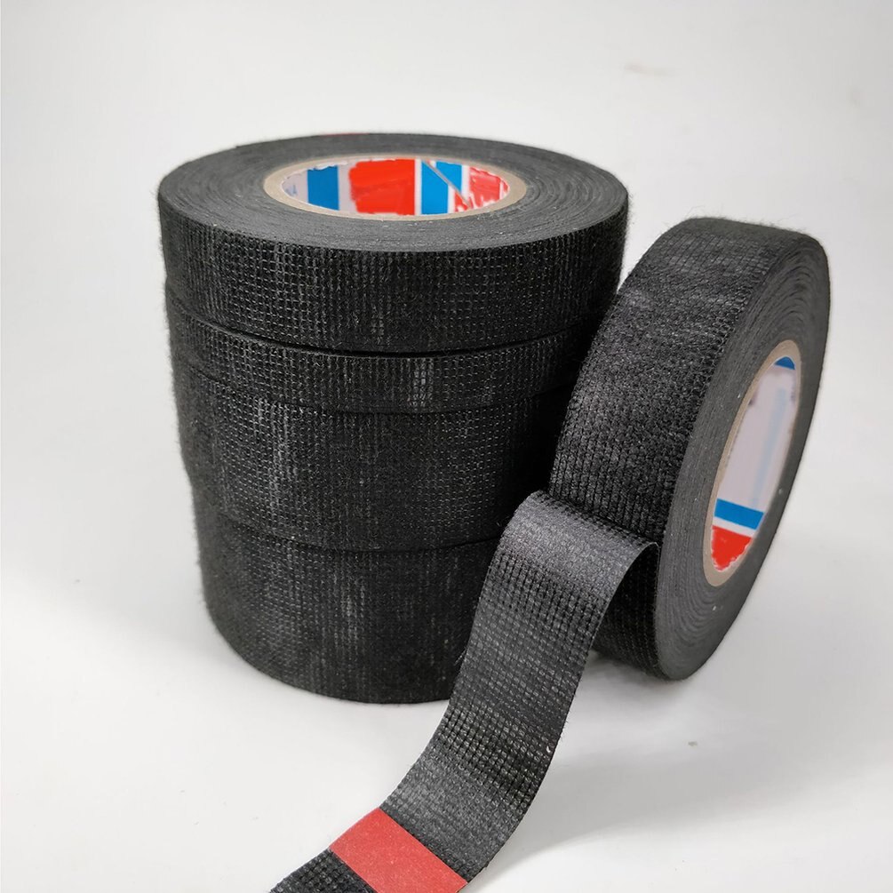 Car Flannel Tape Harness Tape Flame Retardant Tape High Temperature Super Sticky Electrical Insulation Tape Black Tape