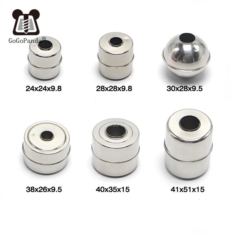 1 szt. Pływak Magnetyczny przełącznik pływakowy ze stali nierdzewnej do pływaka poziomu wody 24 mm 28 mm 9,5 mm