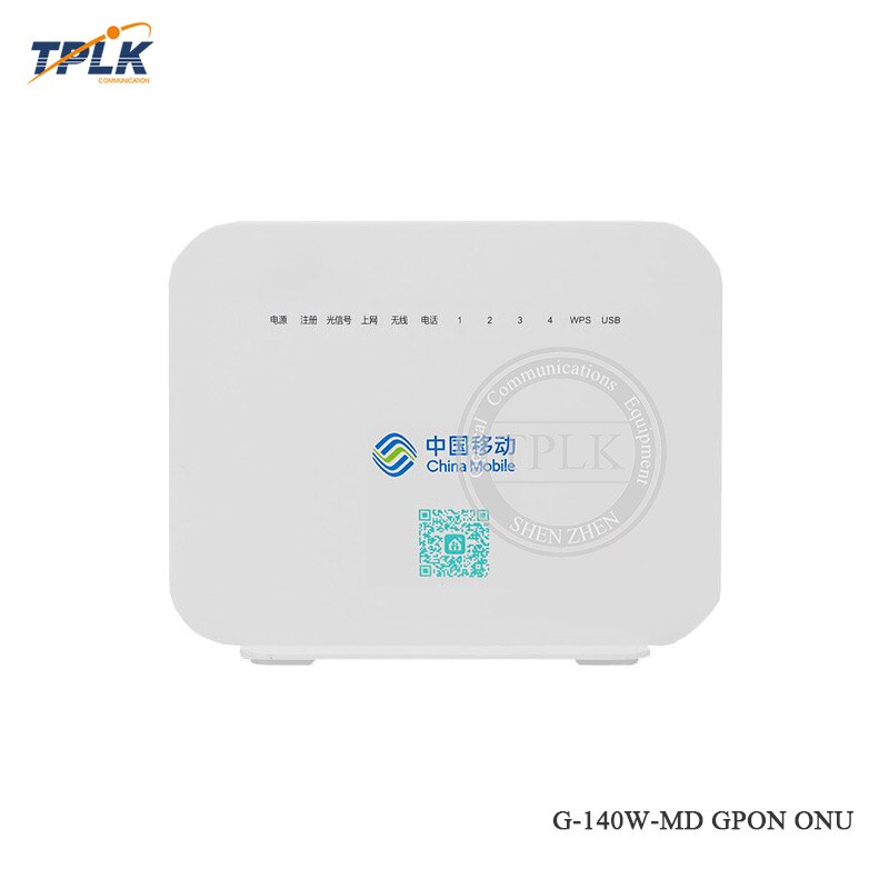 Original Alcatel Lucent G-140W-MD GPON ONU/ONT,With 1GE+3FE+WiFi+1Tel+1USB Port,English/Chinese Firmware,HGU Router Mode