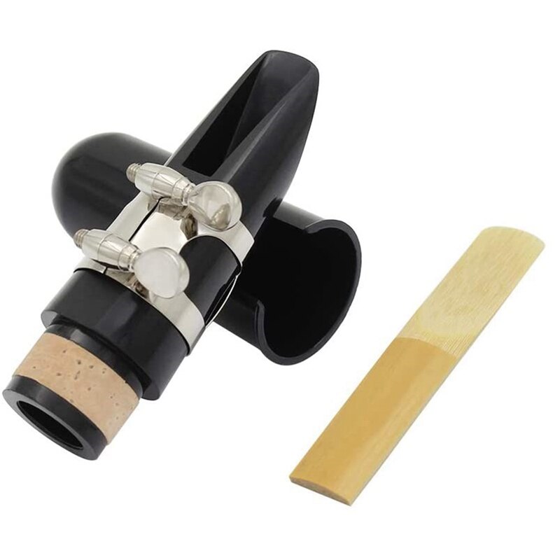 Mouthpiece Kit, Includes Ligature+Clarinet Reed 2.5+Black Clarinet Mouthpiece Plastic Cap Musical Instrument Accessories: Default Title