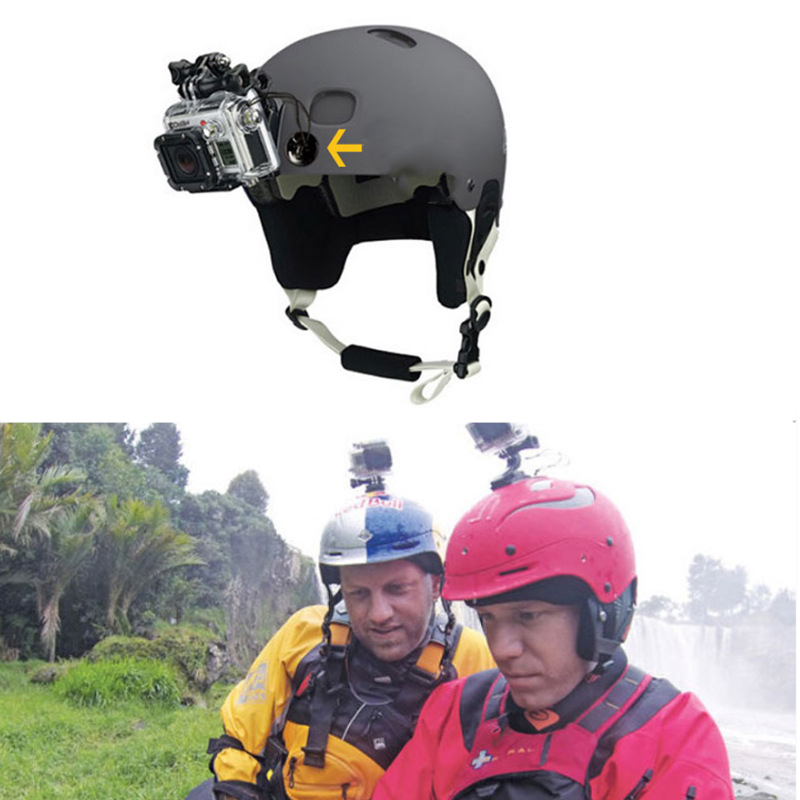Hebilla anticaída, pegatina de correa de sujeción de seguro de seguridad para Gopro Hero 13, 12, 11, 10, 9, funda DJI, cuerda de cordón para montaje en casco de coche