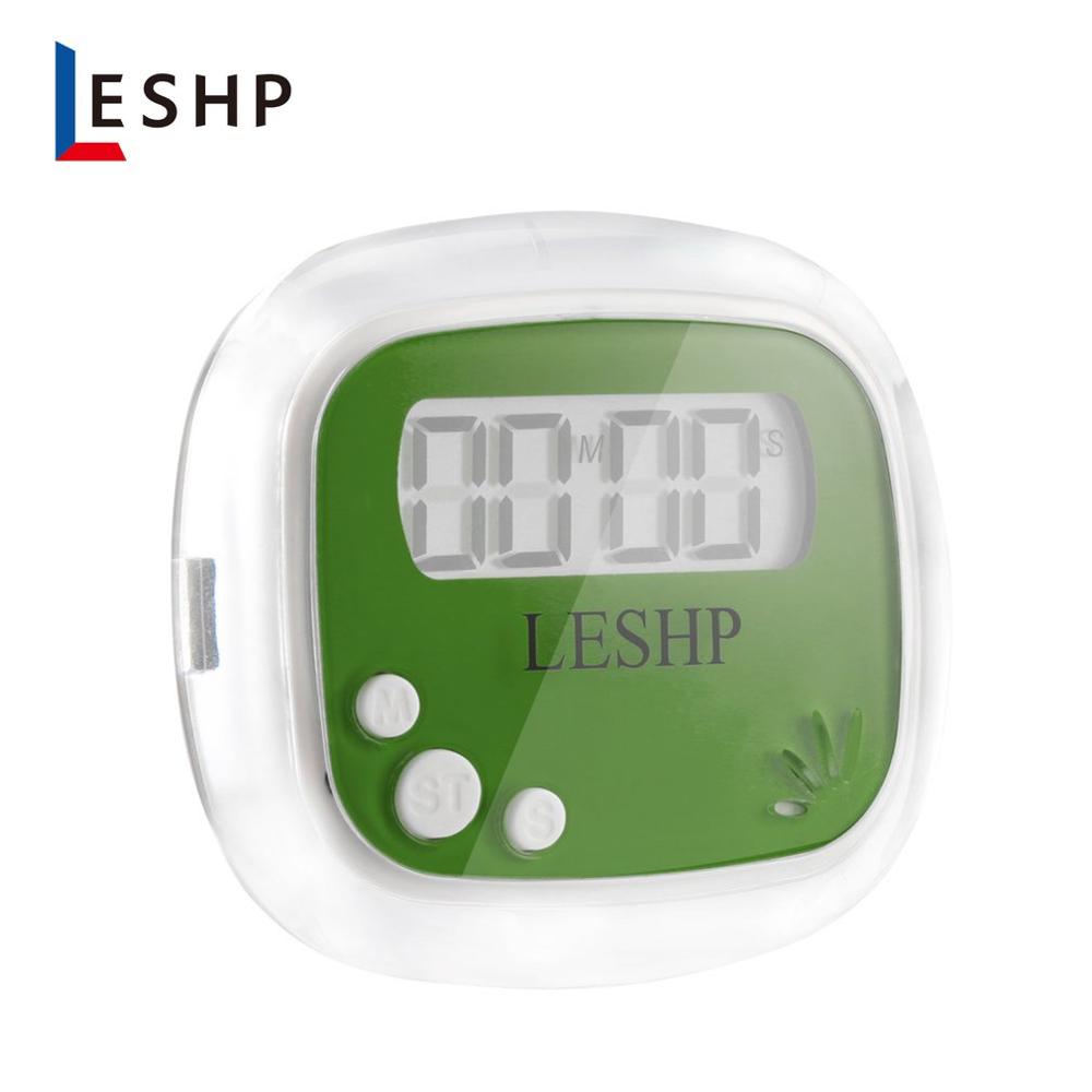 Mini LCD Digital Display Kitchen Timer Square Kitchen Countdown Alarm Magnet Clock Sleep Stopwatch Clock Timer