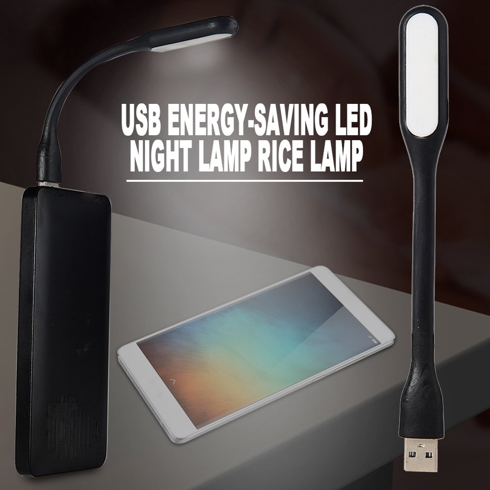 Draagbare Mini USB LED Flexbiable Nachtlampje Super Heldere Boek Licht Leeslamp Voor Power Bank PC Laptop Notebook