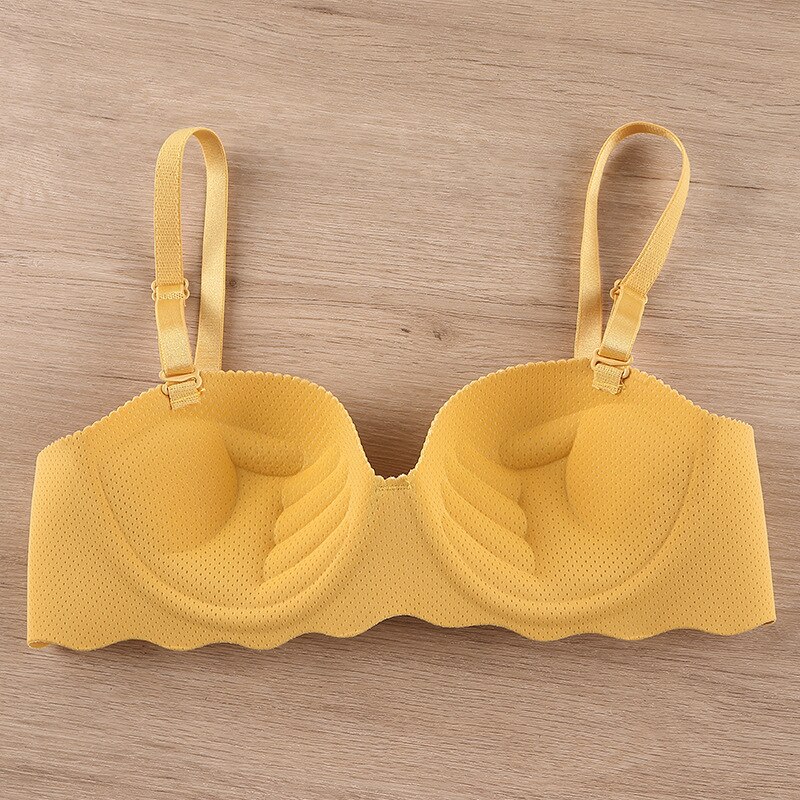 8 Colors Sexy Women Bras Solid Seamless Underwear Adjustable Push Up Wire Free Bralette Soft Female Breathable Lingerie