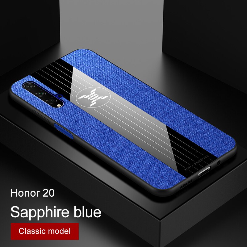 Nova5T, funda con anillo de armadura, funda de tela para Huawei Nova 5 T YAL-L41 de 6,26 pulgadas, funda, funda, fundas Hauwei 5 T 5 T Nova5 T: Blue No Ring