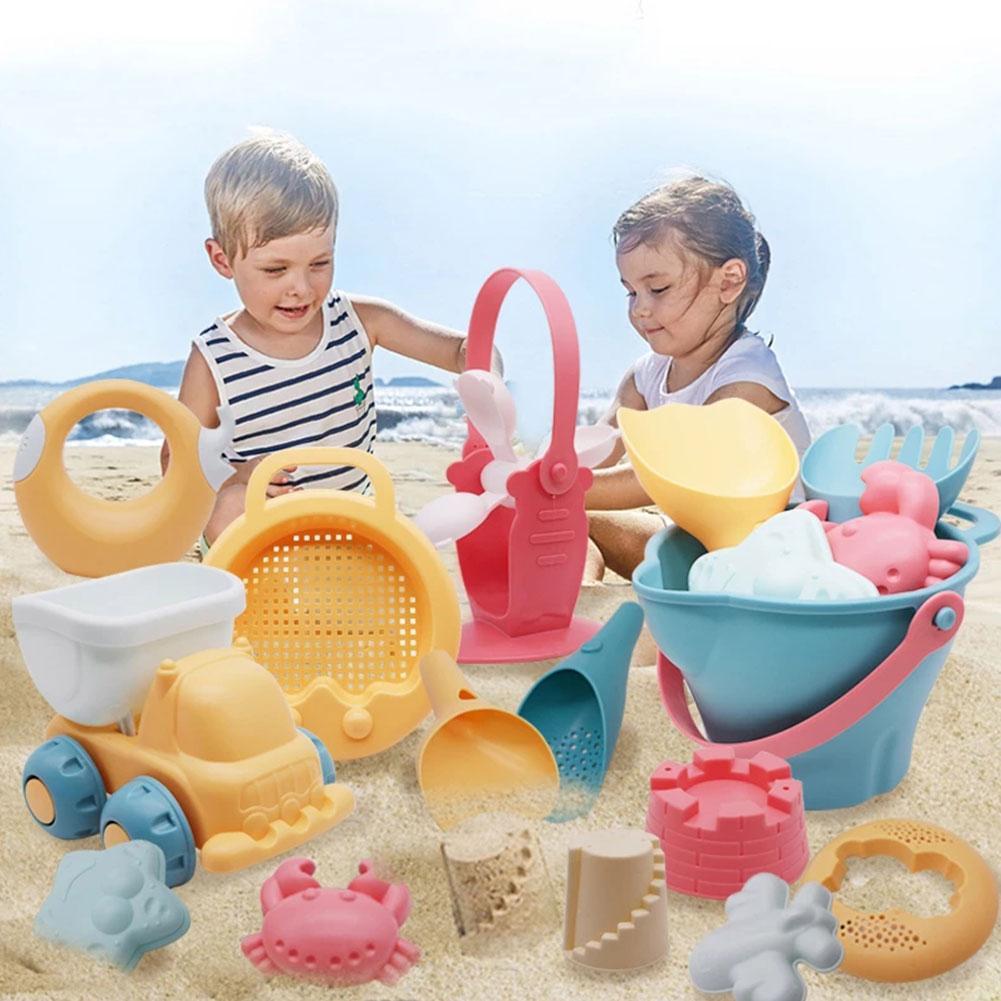 Baby Strand Spel Speelgoed Kinderen Zandbak Speelgoed Siliconen Zacht Zand Strand Set Kit Speelgoed Voor Strand Spelen Zand Water Spelen winkelwagen
