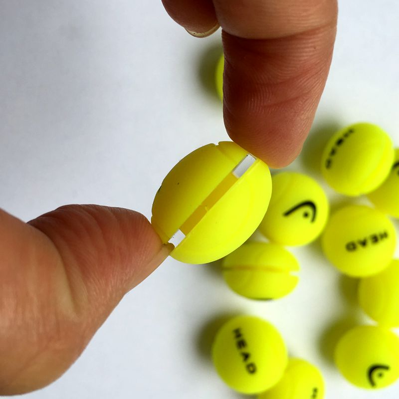(5 teile/los) Silikon Neon Bälle Tennis vibration dämpfer, Tennis schläger Dämpfer, tennis schläger stoßdämpfer