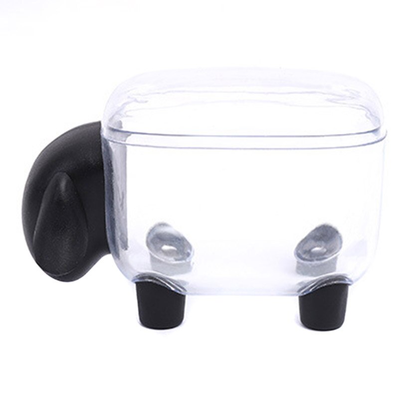 Baumwolle Tupfer Box Mini Kunststoff Zahnstocher Speicher Niedlich Tier Form Staub-Proof Haushalts Desktop-Organizer NSV775