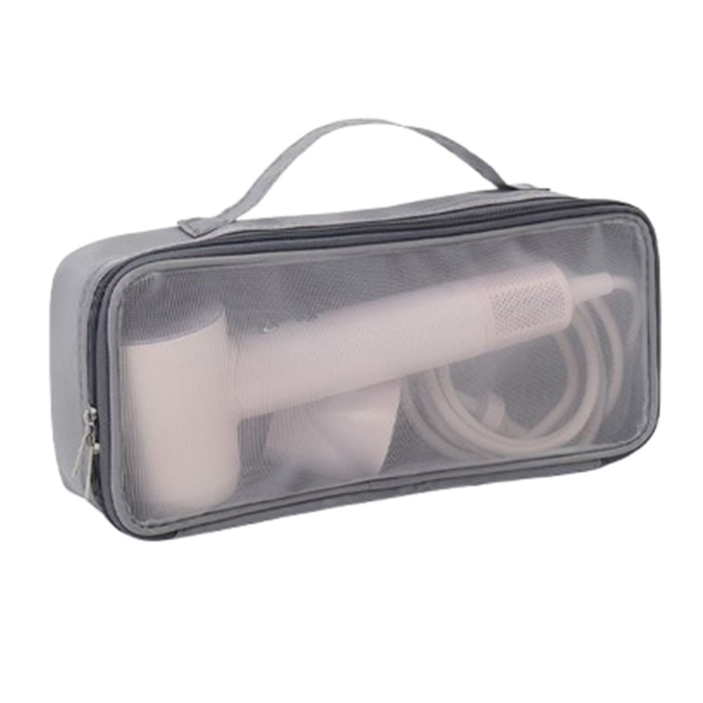 Travel Organizer Hair Dryer Carrying Case Dustproof Protective Cover Hair Curler Storage Bag Portable Zipper Desugn: Gold
