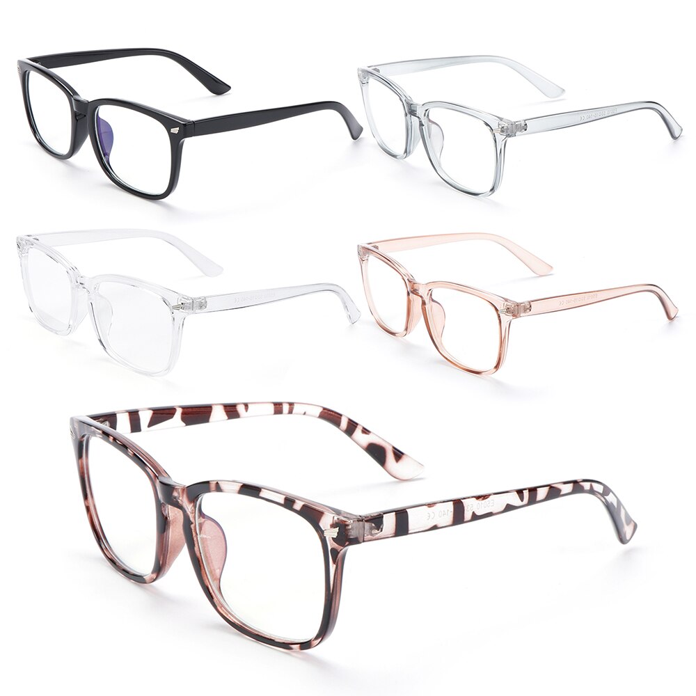 1PC Anti UV Blue Light Blocking Glasses Women Men Transparent Len Computer Glasses Anti-fatigue Anti Blue Rays Eyewear