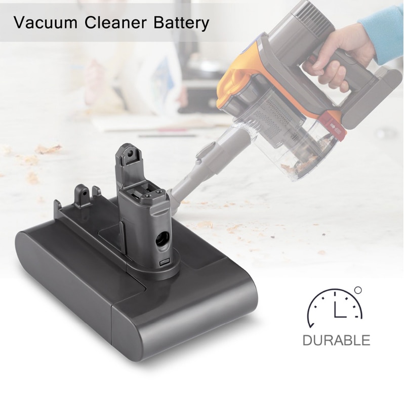 22.2V 12800mAh ( Only Fit Type B ) Li-ion Vacuum Battery for Dyson DC35, DC45 DC31, DC34, DC44, DC31 Animal, DC35 Animal &12.8Ah